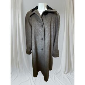 Vintage Jofeld Wool Blend Overcoat Women’s Long Button Front Coat Mexico